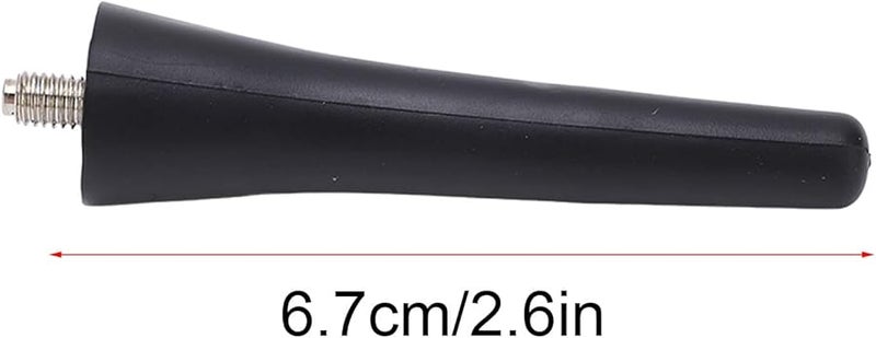 Short Car Antenna 6 7cm ABS Black Replacement for Peugeot 107 108 207 307 308 407 - Image 3